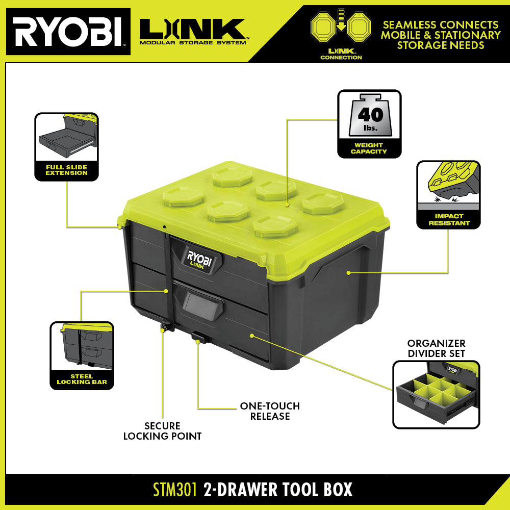 LINK 2-DRAWER TOOL BOX Image 3