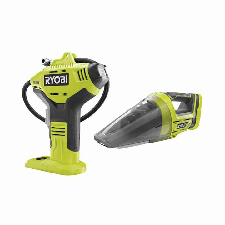18V ONE+ High Pressure Inflator with Digital Gauge & Hand Vacuum